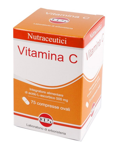 Kos - Vitamina C 500 Integratore Sistema Immunitario Confezione 75 Compresse