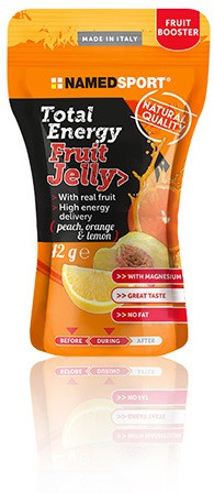 Named Sport - Total Energy Fruit Jelly Peach, Orange & Lemon Confezione 42 Gr