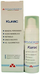 Braderm - Kurac Crema Viso per Acne Confezione 30 Ml
