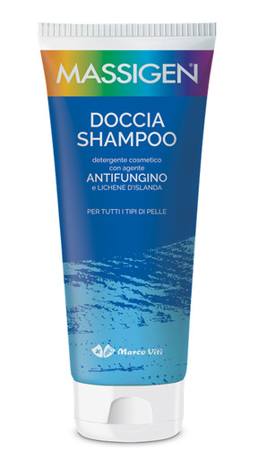 Massigen - Doccia Shampoo Antifungino 2 in 1 Cute e Capelli con Lichene d'Islanda Confezione 200 Ml