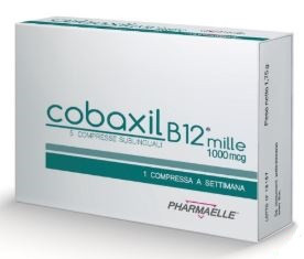Pharmaelle - Barilife Cobaxil B12 Mille Integratore Vitamine Confezione 5 Compresse Sublinguali