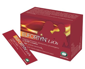 Scharper - Eufortyn LiOs Integratore Energetico con Creatina Ginseng e Vitamine Confezione 10 Bustine