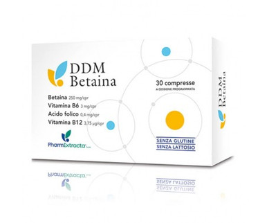 Pharmextracta - Ddm Betaina Integratore Metabolismo Confezione 30 Compresse
