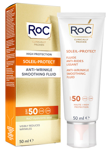 Roc - Soleil Protect Fluido Solare Spf 50+ Confezione 50 Ml