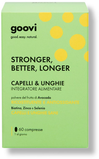 Goovi - Integratore Alimentare Capelli e Unghie Confezione 60 Compresse