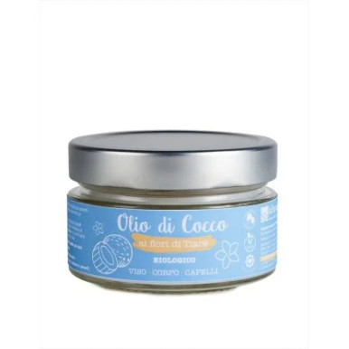 La Saponaria - Olio di Cocco Fiori di Tiarè Biologico Confezione 150 Ml