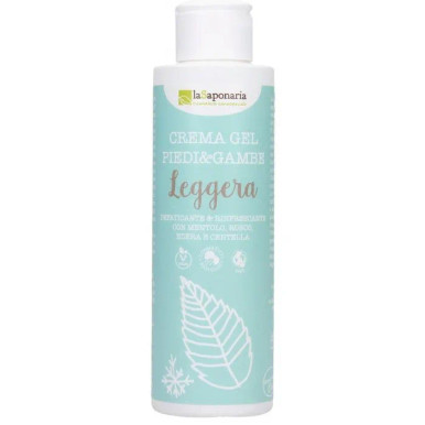 La Saponaria - Leggera Crema Gel Defaticante Gambe Rinfrescante Confezione 150 Ml