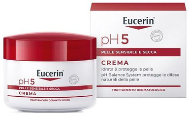 Eucerin - pH5 Crema Pelle Sensibile e Secca Corpo Confezione 75 Ml