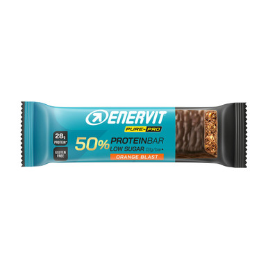 Enervit - Pure Pro 50% Barretta Proteica Gusto Orange Blast Confezione 55 Gr