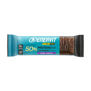 Enervit - Pure Pro 50% Barretta Proteica Gusto Dark Choco Confezione 55 Gr