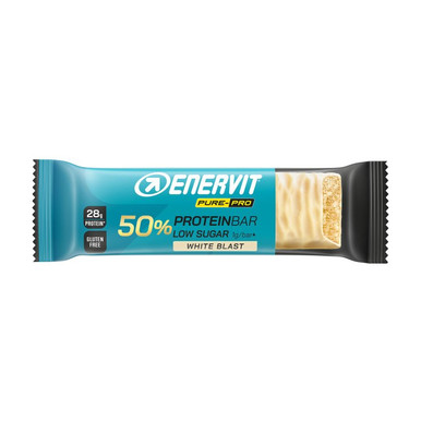 Enervit - Pure Pro 50% Barretta Proteica Gusto White Blast Confezione 55 Gr