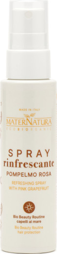 MaterNatura - Spray Rinfrescante Doposole Capelli al Pompelmo Rosa Confezione 100 Ml