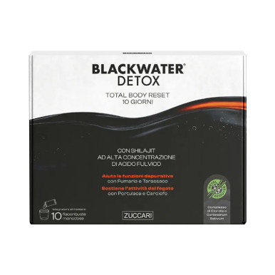 Zuccari - BlackWater Detox 10 Giorni Depurazione Profonda  Confezione 10 Buste