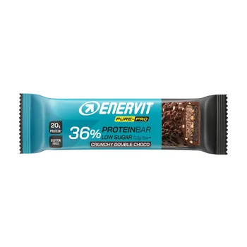 Enervit - Pure Pro 36% Crunchy Double Choco Barretta Proteica Confezione 55 Gr