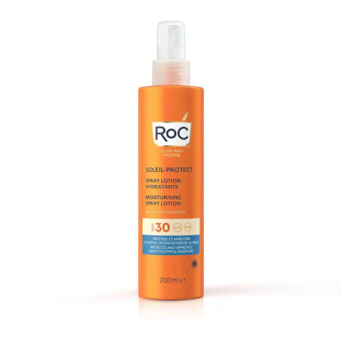 Roc - Solare Corpo Spray Idratante SPF30 Confezione 200 Ml