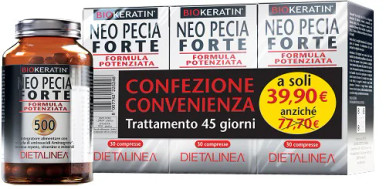Dietalinea - Neo Pecia Integratore Ricrescita Capelli Confezione 3x30 Capsule