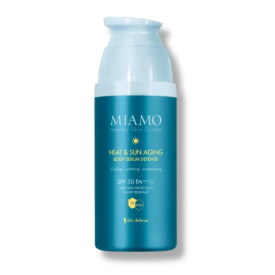 Miamo - Heat & Sun Aging Body Serum Defense SPF 50+ Protezione Solare Corpo Confezione 100 Ml