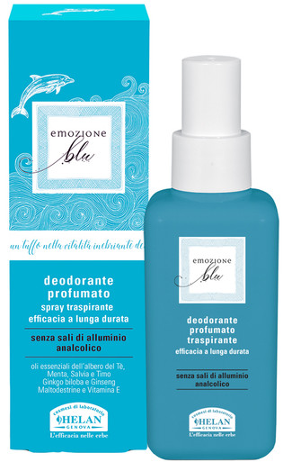 Helan - Emozione Blu Deodorante Profumato Traspirante Confezione 100 Ml