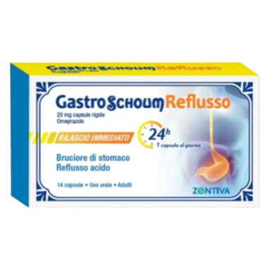Zentiva - GastroSchoum Reflusso Bruciore di Stomaco Confezione 14 Capsule