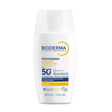 Bioderma - XDefense Ultra Fluid SPF50+ Solare Viso Invisible Confezione 40 Ml