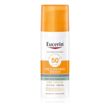 Eucerin - Sun Oil Control Tinted Fluido Solare SPF50+ Confezione 50 Ml