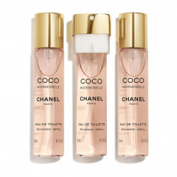 Chanel - Coco Mademoiselle Eau de Toilette Ricaricabile da Borsetta Confezione 3x20 Ml