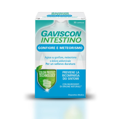 Gaviscon - Intestino Gonfiore e Meteorismo Confezione 30 Capsule