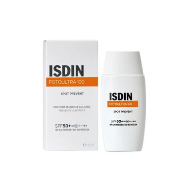 Isdin - FotoUltra 100 Spot Prevent SPF 50+ Protezione Viso Confezione 50 Ml