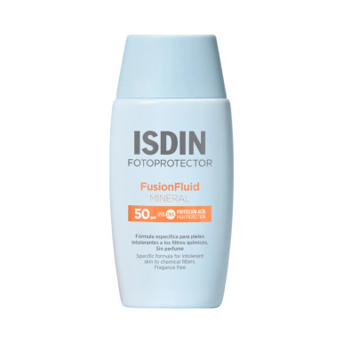 Isdin - Fotoprotector Fusion Fluid Mineral SPF50+ Protezione Viso Confezione 50 Ml