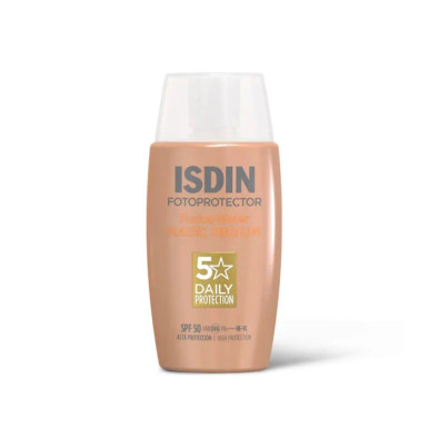 Isdin - Fusion Water Magic Color Medium SPF 50+ Protezione Viso Colorata Confezione 50 Ml