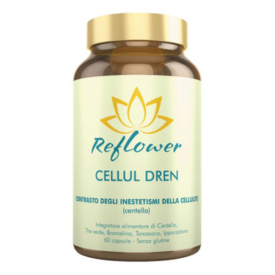 Reflower - Cellul Dren Integratore Drenante Anti Cellulite Confezione 60 Capsule