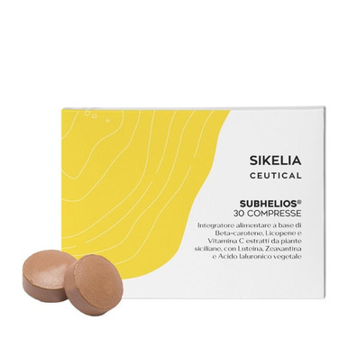 Sikelia Ceutical - Subhelios Integratore per la Pelle Confezione 30 Compresse (Scadenza Prodotto 04/2026)