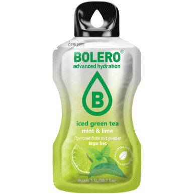 Bolero - Iced Green Tea Mint & Lime con Stevia Senza Zuccheri Aggiunti Confezione 1 Bustina