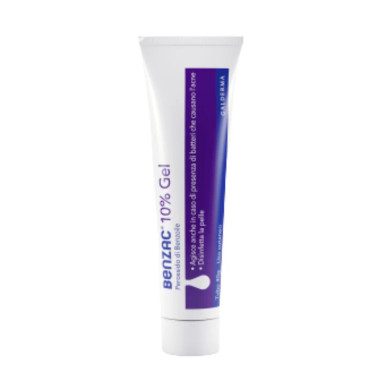 Benzac - 10% Gel Topico Trattamento Acne Perossido di Benzoile  Confezione 40 Gr
