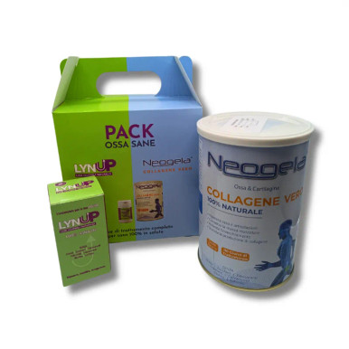 Zeta - Neogela Kit per Ossa con Collagene Vero Polvere + Lyn Up Confezione 400 Gr