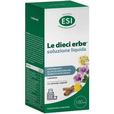 Esi - Le Dieci Erbe Soluzione Liquido Regolarità Intestinale Confezione 180 Ml