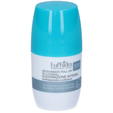 Euphidra - Deodorante Roll-on Antitraspirante Senza Profumo Confezione 50 Ml