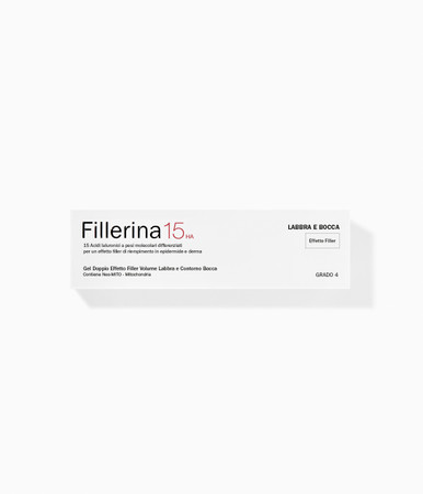 Fillerina - 15 HA Base Labbra e Bocca Grado 4 Doppio Effetto Filler  Confezione 7 Ml
