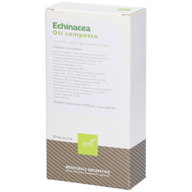 Oti - Echinacea Composto Soluzione Salina Mucosa Orale Confezione 20 Fiale