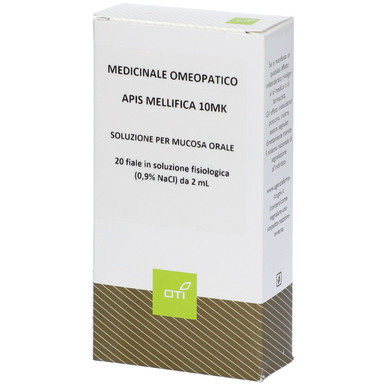Oti - Apis Mellifica 10MK Soluzione Per Mucosa Orale Confezione 20 Fiale Da 2 Ml