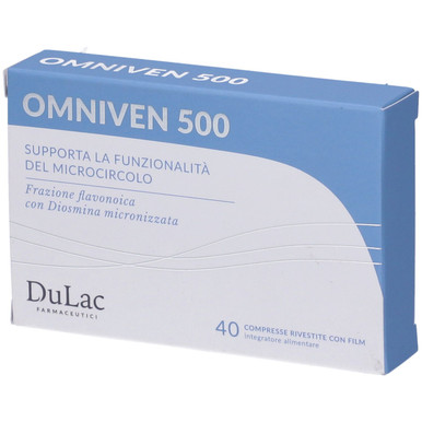 DuLac - Omniven 500 Integratore Per Microcircolo Confezione 40 Compresse