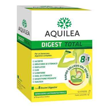 Uriach - Aquilea Digest Total Bruciore Di Stomaco Confezione 12 Stick