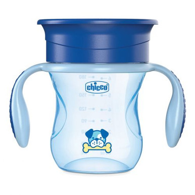 Chicco - Tazza Perfect 360 Azzurra 12M Confezione 1 Pezzo