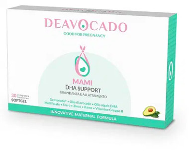Deavocado - Mami Dha Support Gravidanza e Allattamento Confezione 30 Softgel