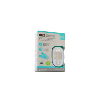 Iris - Glucometro Iris Evolution X Kit Completo Monitoraggio Glicemia Confezione 5 Pezzi