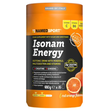 Named Sport - Isonam Energy Integratore Stanchezza e Affaticamento Muscolare Confezione 480 Gr