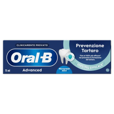 Oral-B - Advanced Protezione Tartaro Dentifricio Confezione 75 Ml