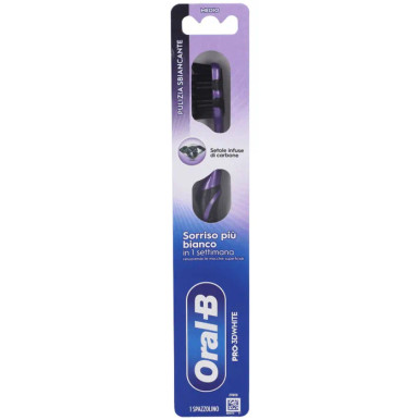 Oral-B - Spazzolino Pro-3D White Medio Anti Macchia Confezione 1 Pezzo