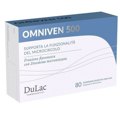 Omniven - 500 Integratore Per Microcircolo Confezione 80 Compresse