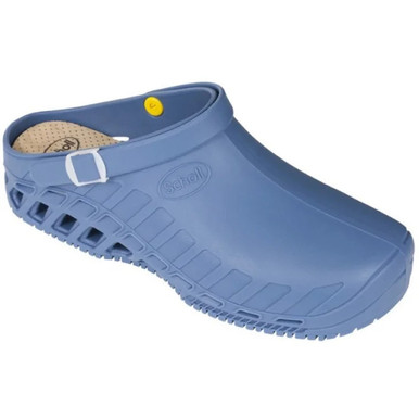 Scholl - Clog Evo Light Blue Unisex Leggeri E Flessibili Numero 39-40 Confezione 1 Paio